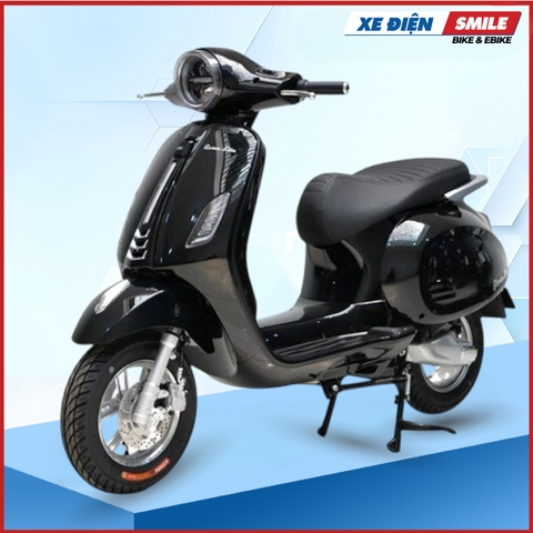 Xe Máy Điện Dk Bike Roma Lite màu đen bóng