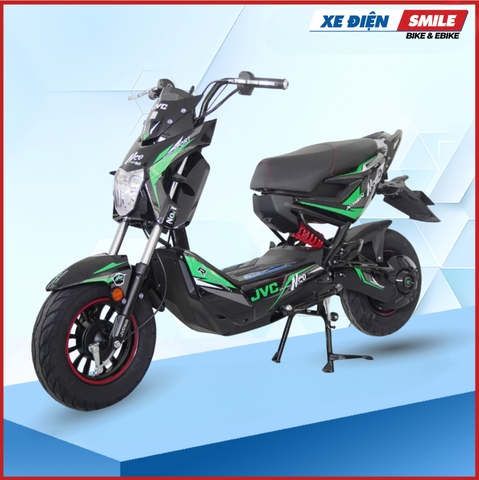 Xe điện JVCeco Xmen Neo đen tem xanh lá