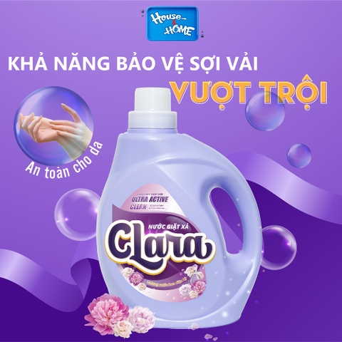 Nước giặt xả Clara - Hương nước hoa diệu kì - 2,6Kg