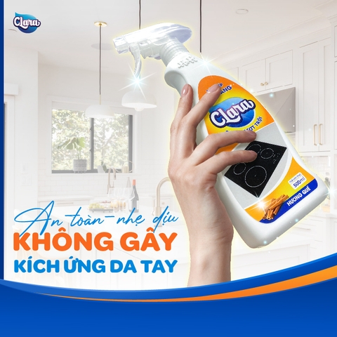 Tẩy bếp đa năng Clara, hương quế, 500ml