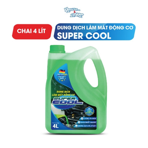 Dung dịch làm mát động cơ Super Cool - Màu xanh - 4L