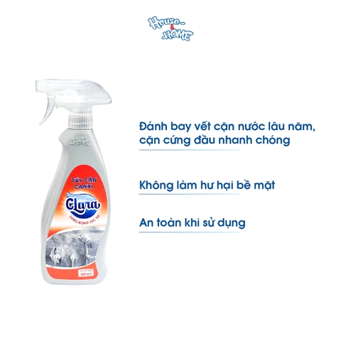 Dung dịch tẩy cặn canxi Clara, 500ml