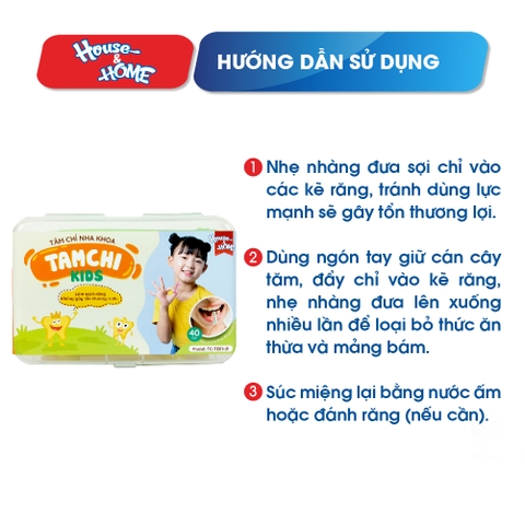 Tăm chỉ nha khoa trẻ em - TAMCHI KIDS