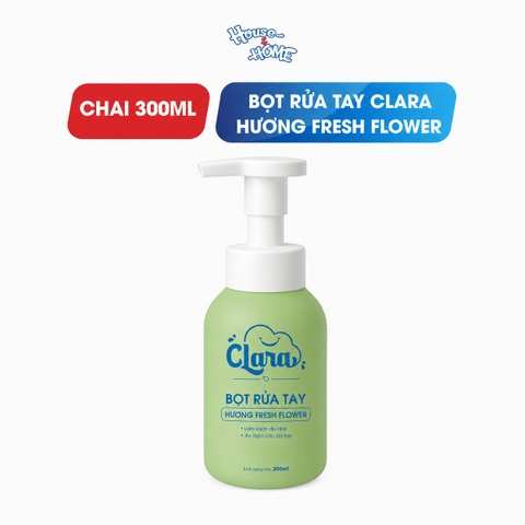 Bọt rửa tay Clara - Hương fresh flower 300ml