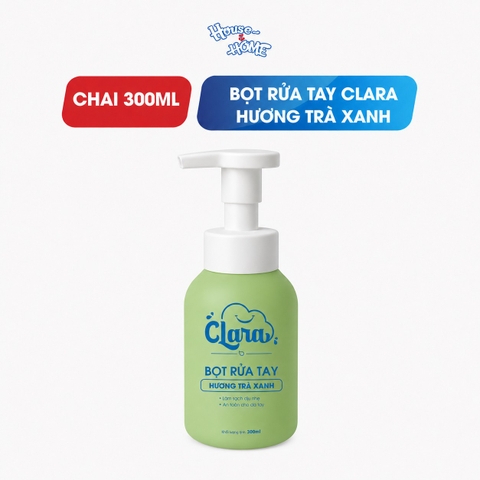 Bọt rửa tay Clara - Hương trà xanh 300ml