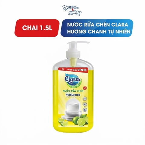 Nước rửa chén Clara tinh chất chanh 1,5kg