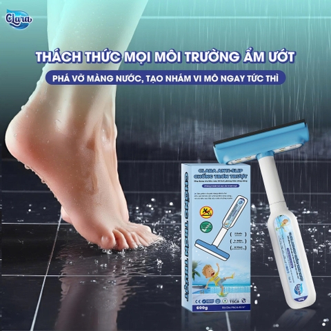 Clara Anti-Slip – Chống Trơn Trượt cho khu vực Hồ bơi, Sàn phòng tắm