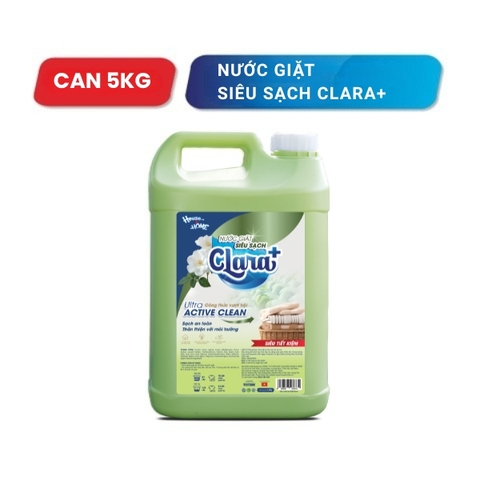 Nước giặt siêu sạch Clara+ - Can 5kg