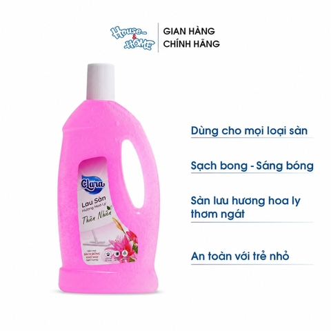 Nước lau sàn Clara - Hương hoa ly - chai 1L