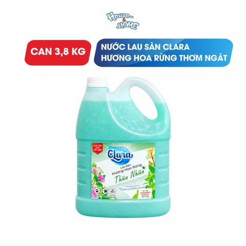 Nước lau sàn Clara - Hương hoa rừng - can 3.8kg