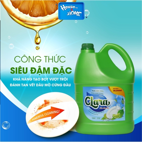 Nước rửa chén Clara - Hương chanh