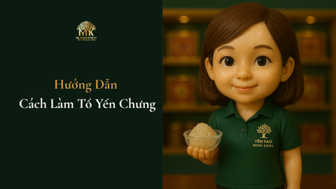 Minh Khoa Hướng Dẫn Bạn Cách Làm Tổ Yến Chưng Hạt Chia, Đường Phèn