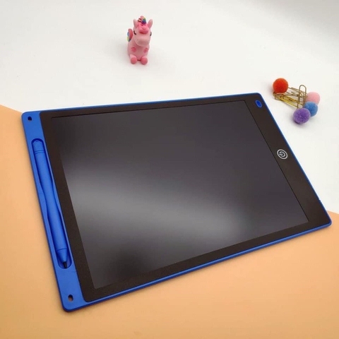 Đồ chơi bảng vẽ viết thông minh LCD tự xóa cỡ lớn cho bé học tập, vui chơi tự vẽ, viết kèm bút và sẵn pin