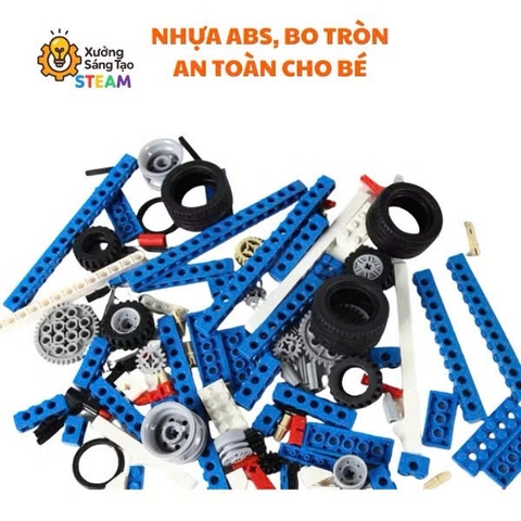 Bộ Lắp Ghép Khoa Học STEAM Cho Bé – Lắp Ráp Mô Hình Cơ Khí