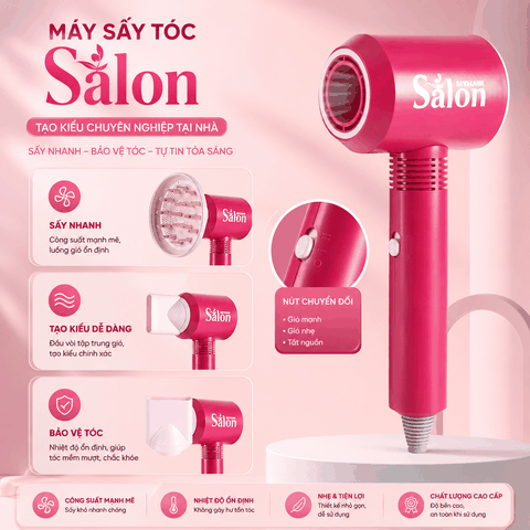 Bộ Đồ Chơi Làm Tóc Cho Bé Hair Salon 23 Chi Tiết Kèm Máy Sấy Và Máy Duỗi Tóc