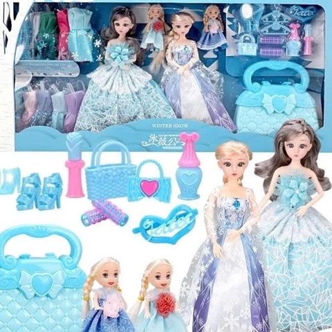 Bộ Búp Bê Thời Trang Công Chúa Kèm Váy Và Phụ Kiện – Mã 125-73