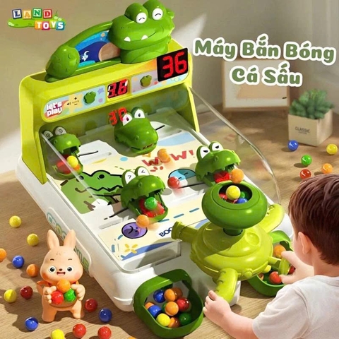 Trò Chơi Bắn Bi Cá Sấu Tính Điểm 2 Chế Độ Cho Bé – Mã 158-22