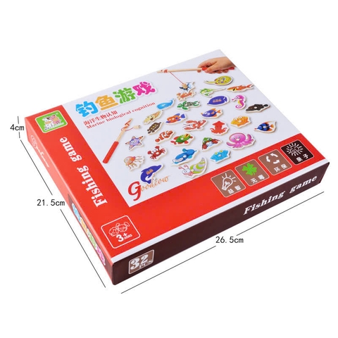 Bộ Đồ Chơi Câu Cá Nam Châm 32 Chi Tiết Cho Bé