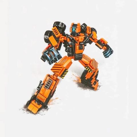 Bộ Xếp Hình Xe Nâng Biến Hình Robot 452 Chi Tiết Mã 933