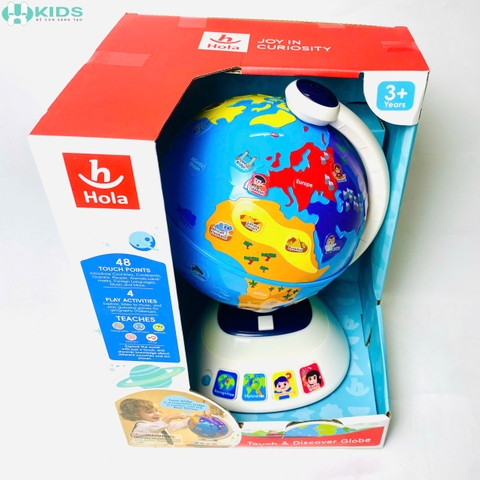Quả Địa Cầu Thông Minh HOLA Cảm Ứng Cho Bé 3+