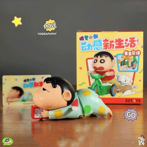 Đồ Chơi Shin Bò Cót Ngộ Nghĩnh – Bé Shin Bò Tự Động Khi Lên Dây Cót