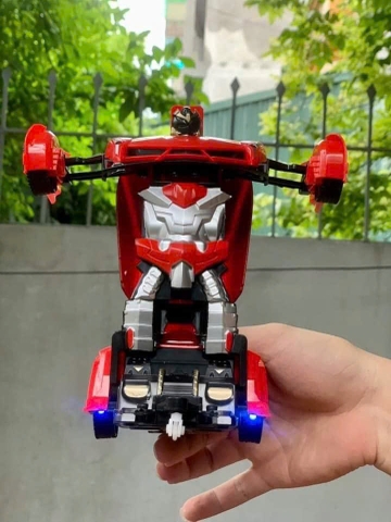 Xe Biến Hình Robot Điều Khiển Từ Xa Có Đèn Nhạc – 2 Mẫu