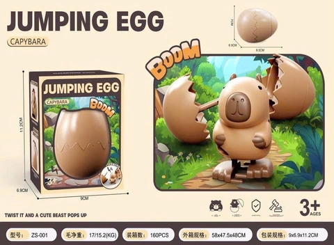 Đồ Chơi Trứng Nở Biến Hình Jumping Egg 3 Mẫu Cho Bé