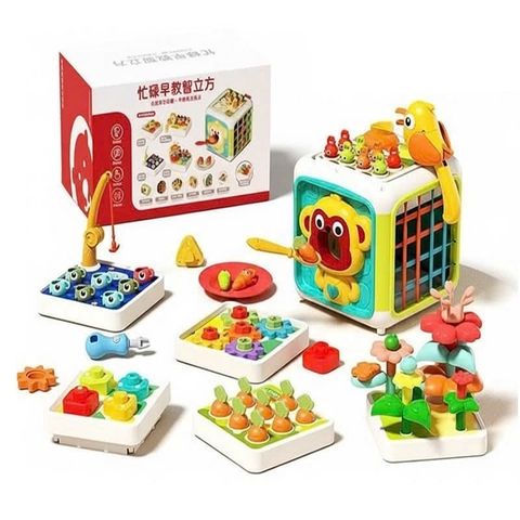 Đồ Chơi Khỉ Bận Rộn Busy Monkey – Khối Đồ Chơi Đa Năng Cho Bé