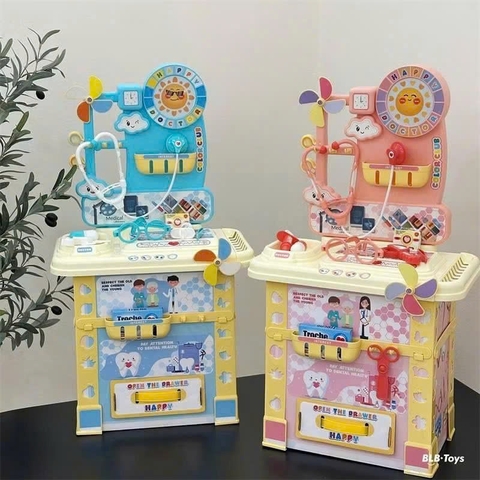 Bộ Đồ Chơi Bác Sĩ Cho Bé 34 Chi Tiết Little Doctor Có Bàn Khám