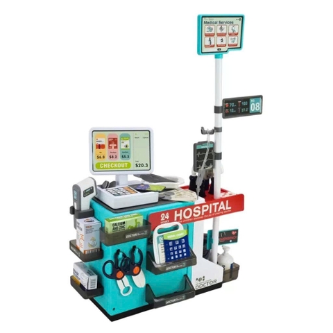 Bộ Đồ Chơi Bác Sĩ Mini Medical Counter 49 Chi Tiết Cho Bé