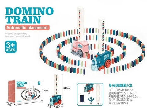 Đồ Chơi Tàu Hỏa Xếp Domino Tự Động Cho Bé 3+