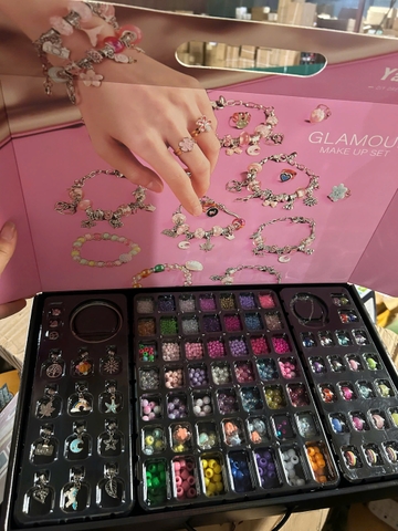 Bộ Làm Vòng Tay DIY Pandora Cho Bé – Hộp Phụ Kiện Trang Sức