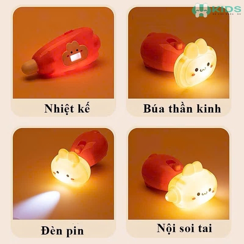 Bộ Đồ Chơi Bác Sĩ 48 Chi Tiết Có Ống Nghe, Tiêm Mô Phỏng Cho Bé