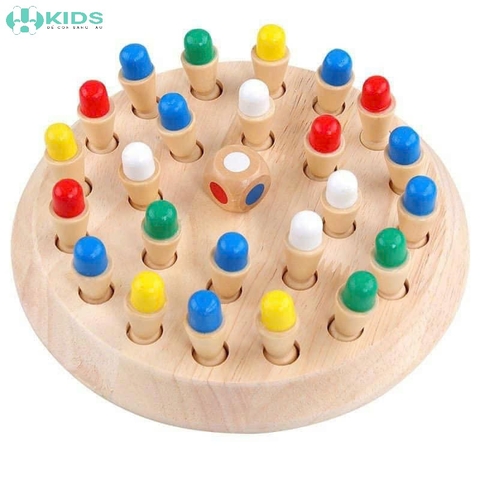 Đồ Chơi Gỗ 8% Cờ Trí Nhớ Cho Bé Rèn Luyện Trí Nhớ Tư Duy Logic | XKIDS