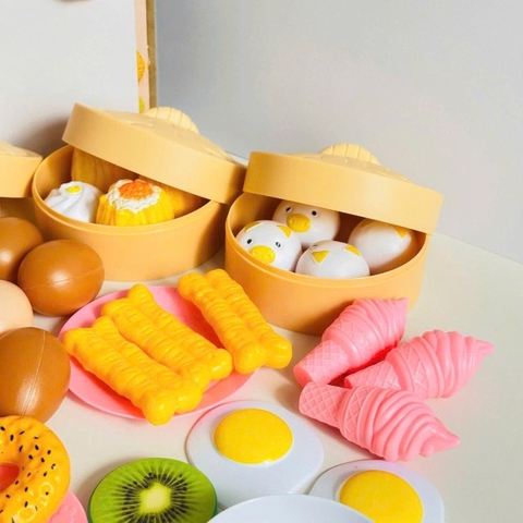 Bộ Đồ Chơi Đồ Ăn Dimsum 88 Chi Tiết Cho Bé