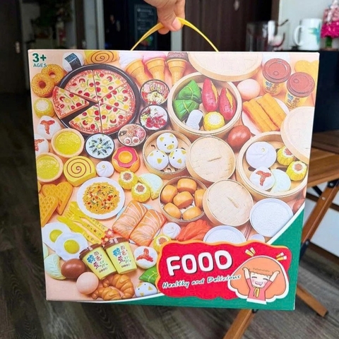 Bộ Đồ Chơi Đồ Ăn Dimsum 88 Chi Tiết Cho Bé