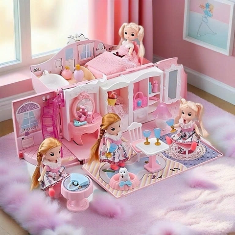 Túi Xách Búp Bê Biến Hình Phòng Ngủ Cho Bé – Mã 6688-1BB