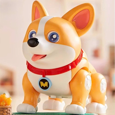 Chó Robot Corgi Đồ Chơi Thông Minh Có Đèn Nhạc Cho Bé – Mã 333-9