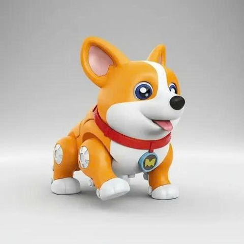 Chó Robot Corgi Đồ Chơi Thông Minh Có Đèn Nhạc Cho Bé – Mã 333-9