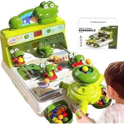 Trò Chơi Bắn Bi Cá Sấu Tính Điểm 2 Chế Độ Cho Bé – Mã 158-22