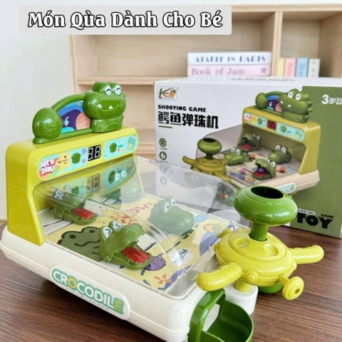Trò Chơi Bắn Bi Cá Sấu Tính Điểm 2 Chế Độ Cho Bé – Mã 158-22
