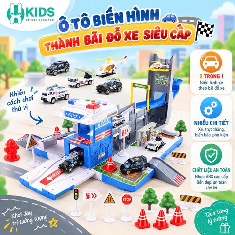 Ô Tô Biến Hình Thành Bãi Đỗ Xe Siêu Cấp