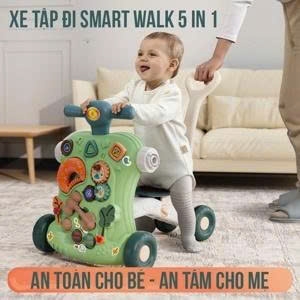 Xe Tập Đi Đa Năng 5 Trong 1 Cho Bé 9M+ – Bàn Chơi Tương Tác Phát Triển Kỹ Năng