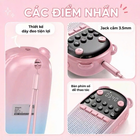 Loa Học Tiếng Anh Rolton E300 Cho Bé – Loa Tắm Ngôn Ngữ, Tặng Thẻ Nhớ 8GB