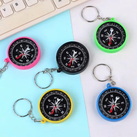 Móc Khóa La Bàn Mini Nhiều Màu Cho Bé