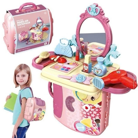 Bộ Bàn Trang Điểm Công Chúa Lắp Ghép Biến Hình Balo