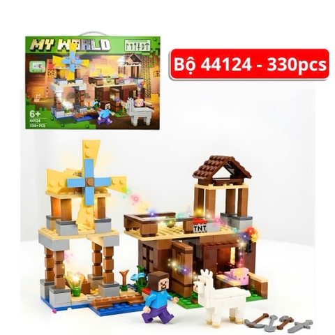 Bộ Lắp Ghép Nông Trại Cối Xay Gió 330 Chi Tiết