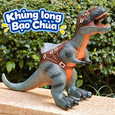 Mô Hình Khủng Long Trẻ Em Cỡ Siêu Lớn Có Yên Ngồi, Âm Thanh – 2 Mẫu