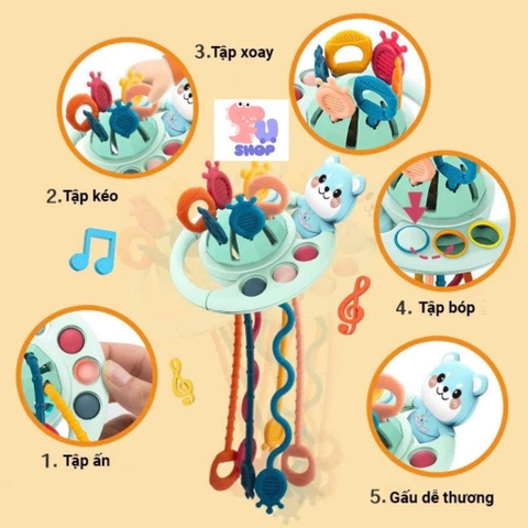 Đồ Chơi Xúc Xắc Ngón Tay Đa Năng Cho Bé 18 Tháng+ – Mã 2100D