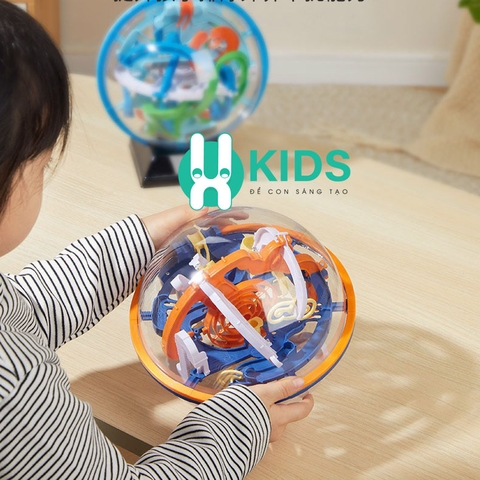 Đồ chơi quả bóng Rubik 3D giải đố mê cung Maze Ball giúp phát triển trí tuệ thông minh sư tập trung cho bé và người lớn